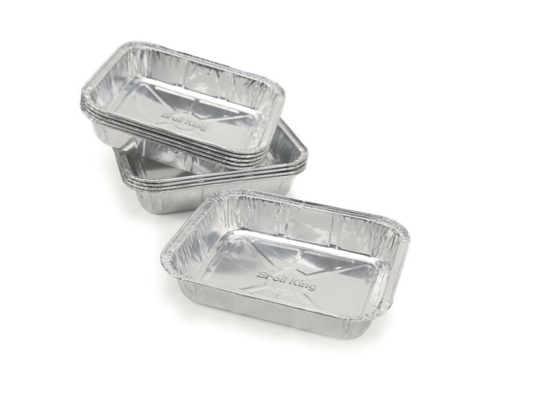 фото Набор противней для гриля broil king drip pans 50416 15,5 х 12 см 10 шт.