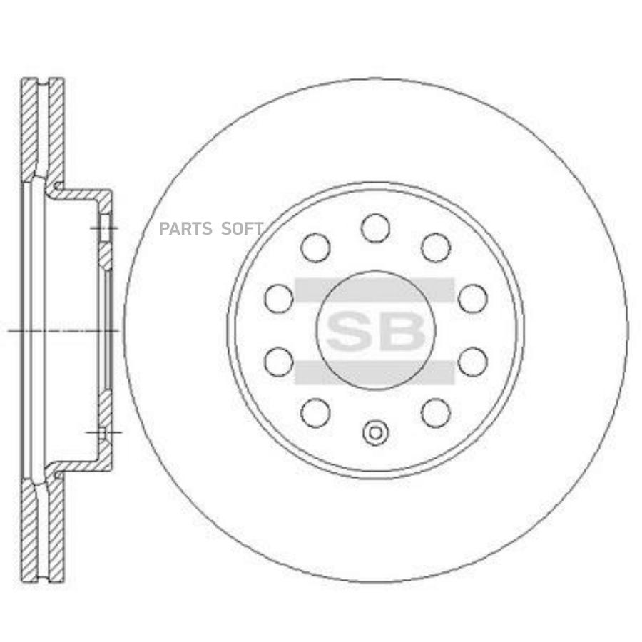 SANGSIN BRAKE Диск тормозной AUDI A3/SKODA OCTAVIA/VW GOLF 12- передний вент.D 276мм.
SANGSIN BRAKE Диск тормозной AUDI A3/SKODA OCTAVIA/VW GOLF 12- передний вент.D 276мм.