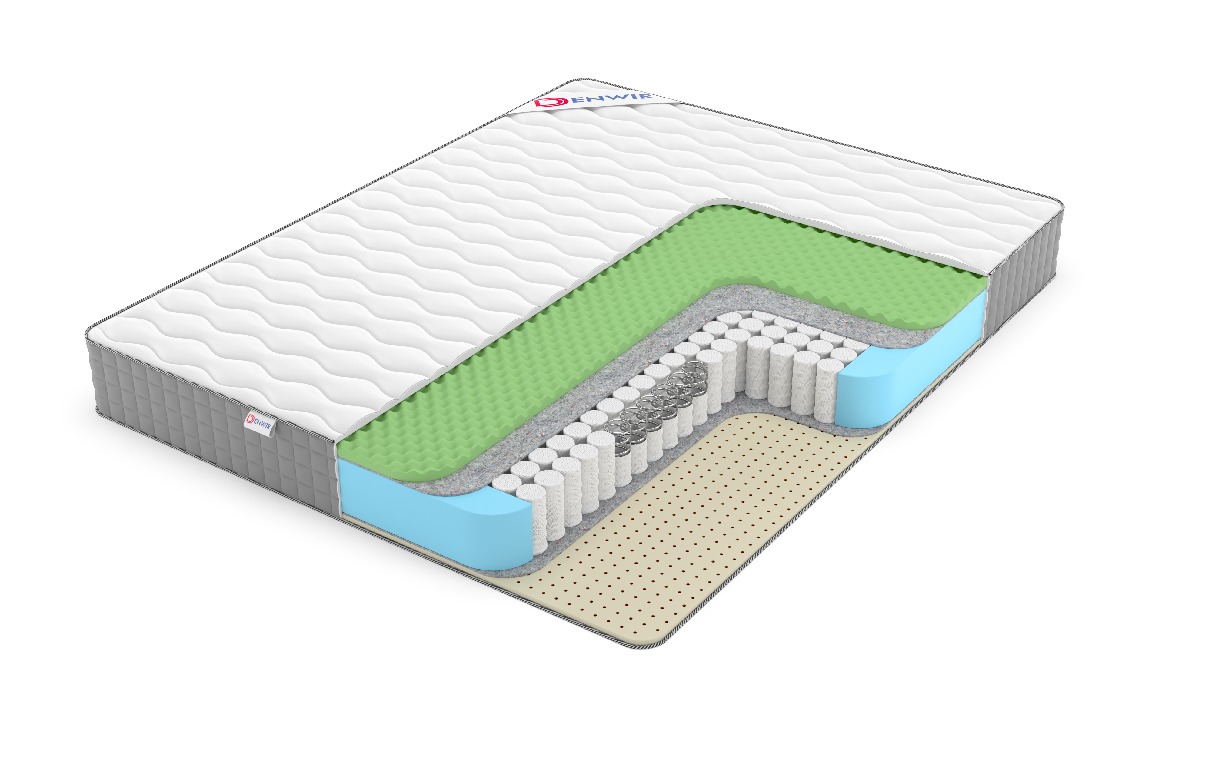 Матрас пружинный Denwir BEST FOAM RELAX SOFT TFK 60х145, 19 см, Белый, BEST FOAM RELAX SOFT TFK 
Матрас пружинный Denwir BEST FOAM RELAX SOFT TFK 60х145, 19 см, Белый, BEST FOAM RELAX SOFT TFK
