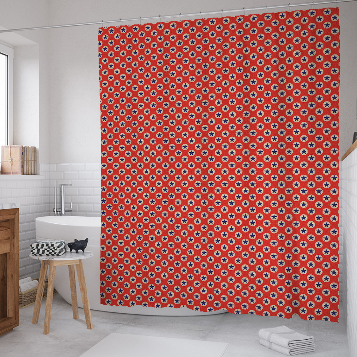 Штора для ванной JoyArty "Звезды в кругах" из сатена, 180х200 см с крючками, Красный, Звезды в кругах
Штора для ванной JoyArty "Звезды в кругах" из сатена, 180х200 см с крючками, Красный, Звезды в кругах