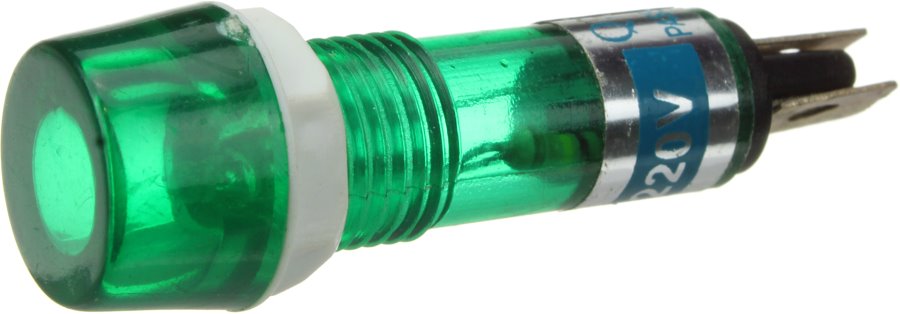 Лампа неоновая, зеленая
Лампа неоновая, зеленая