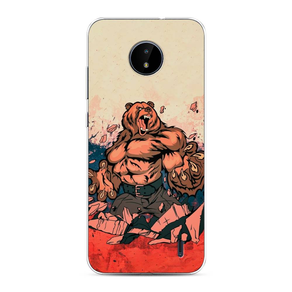 Чехол Awog на Nokia C10 / Нокиа C10 "Медведь с флагом РФ", Коричневый;синий;красный, 124450-2
Чехол Awog на Nokia C10 / Нокиа C10 "Медведь с флагом РФ", Коричневый;синий;красный, 124450-2