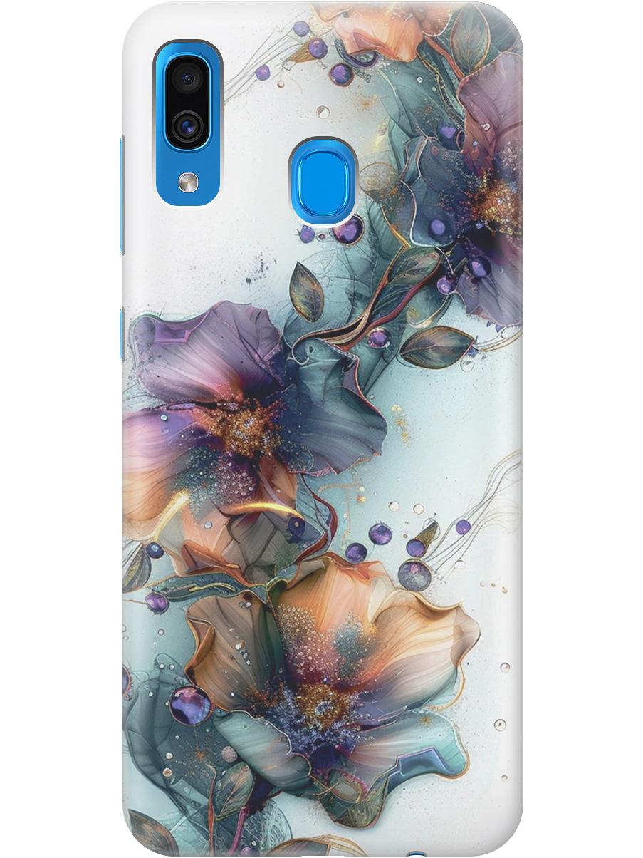 Силиконовый чехол на Samsung Galaxy A20/A30 с принтом "Мистические цветы", Прозрачный;белый;зеленый, 720772110
Силиконовый чехол на Samsung Galaxy A20/A30 с принтом "Мистические цветы", Прозрачный;белый;зеленый, 720772110