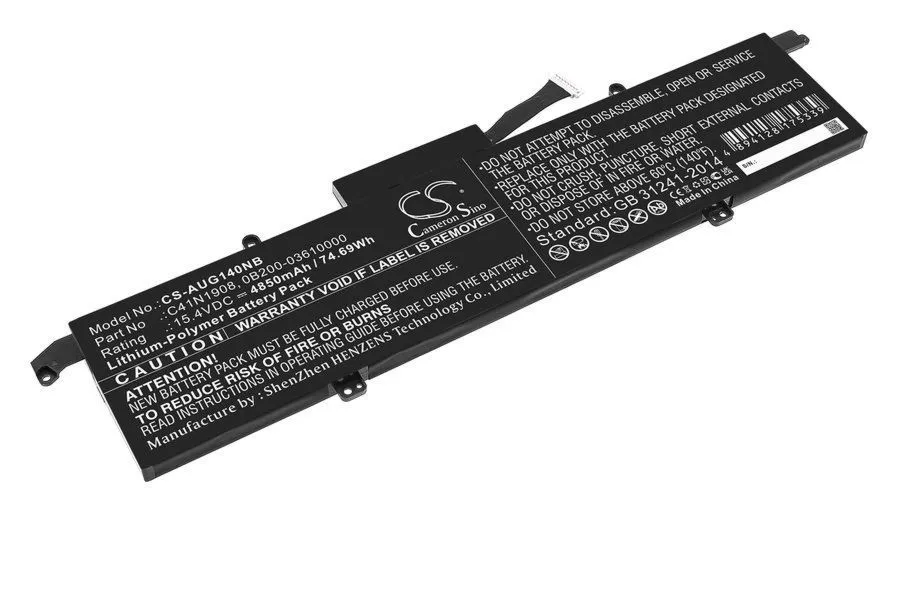 Аккумуляторная батарея CameronSino CS-AUG140NB для ноутбука Asus ROG Zephyrus G14, p/n: C4
Аккумуляторная батарея CameronSino CS-AUG140NB для ноутбука Asus ROG Zephyrus G14, p/n: C4