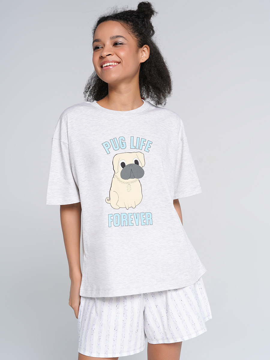 Пижама женская ТВОЕ 81966 белая L, 81966 
Пижама женская ТВОЕ 81966 белая L, 81966