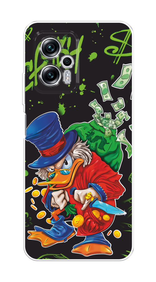 Чехол на Poco X4 GT/Redmi Note 11T Pro/11T Pro Plus "Скрудж Макдак с мешком денег", Красный;синий;зеленый;черный, 315550-1
Чехол на Poco X4 GT/Redmi Note 11T Pro/11T Pro Plus "Скрудж Макдак с мешком денег", Красный;синий;зеленый;черный, 315550-1