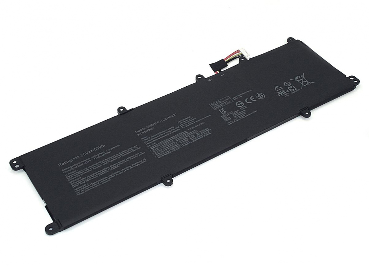 Аккумуляторная батарея C31N1622 для ноутбукa Asus UX3430UA, UX430UA, UX530UQ, UX530UX Seri
Аккумуляторная батарея C31N1622 для ноутбукa Asus UX3430UA, UX430UA, UX530UQ, UX530UX Seri