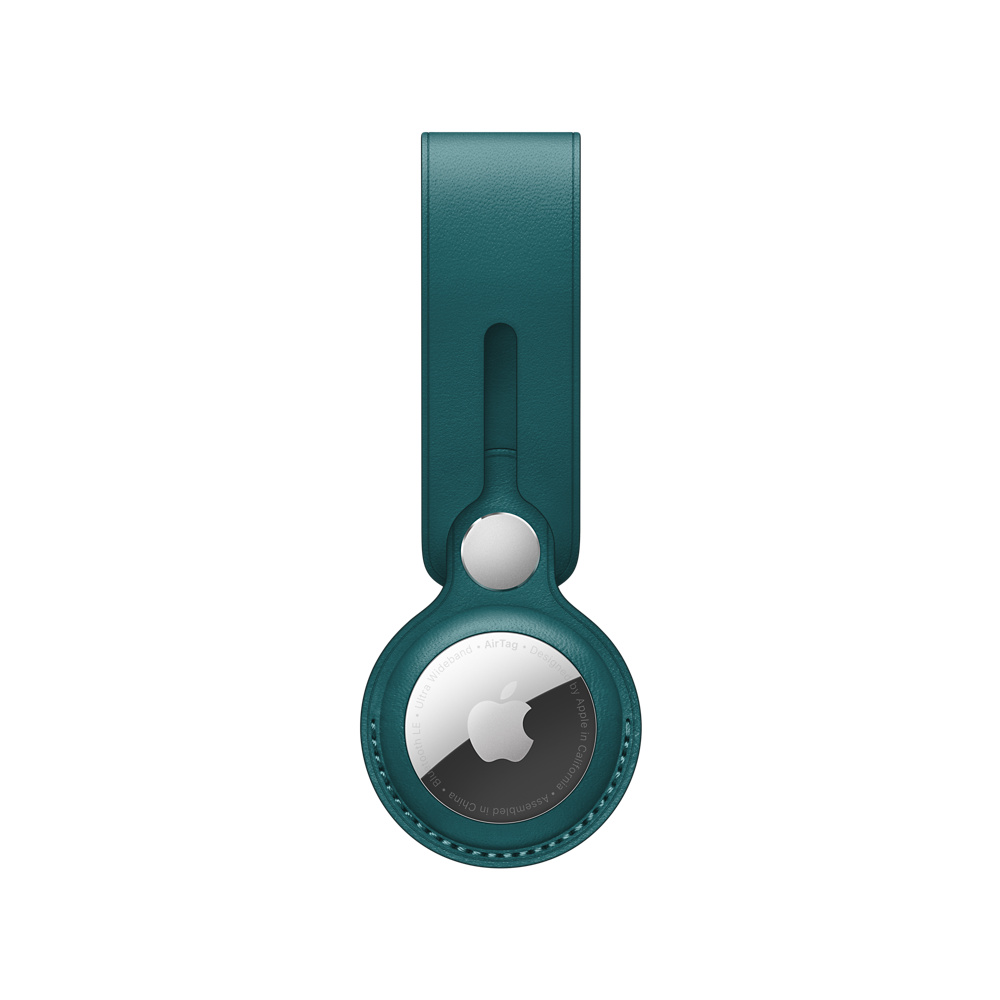 фото Чехол для беспроводной метки apple airtag airtag leather loop fotrest green (mm013zm/a)
