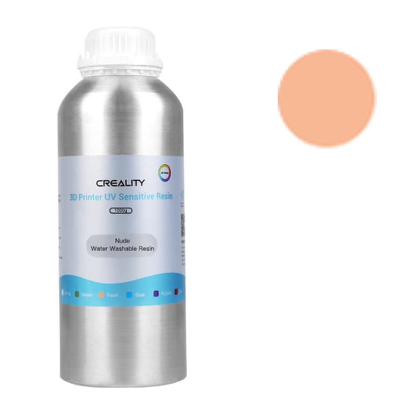 Фотополимер Creality Water Washable LCD UV Resin (Телесный, 1 л), Water Washable LCD UV Resin
Фотополимер Creality Water Washable LCD UV Resin (Телесный, 1 л), Water Washable LCD UV Resin