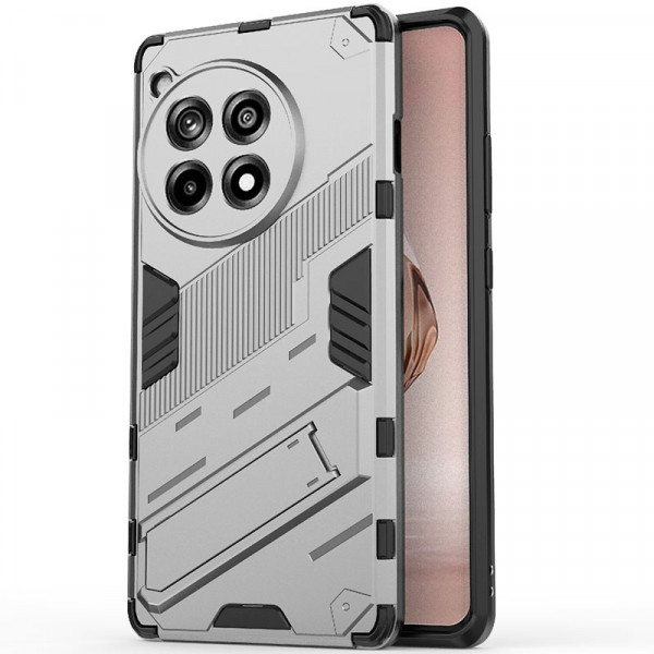 Противоударный чехол-подставка Megatron для OnePlus 12R / Ace 3 с защитой камеры, Серый, Megatron
Противоударный чехол-подставка Megatron для OnePlus 12R / Ace 3 с защитой камеры, Серый, Megatron