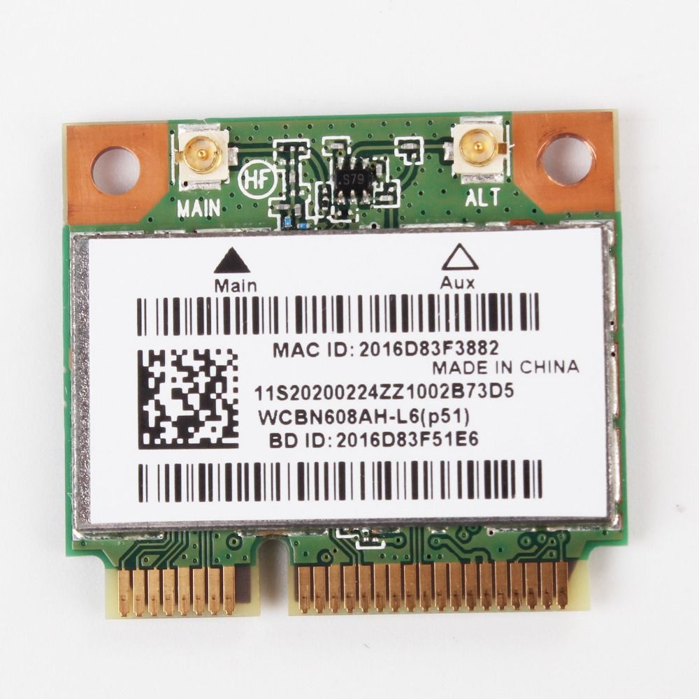 Приемник Wi-Fi NoBrand для компьютера Mini PCI-e 802.11b; 802.11g; 802.11n, Зеленый;белый
Приемник Wi-Fi NoBrand для компьютера Mini PCI-e 802.11b; 802.11g; 802.11n, Зеленый;белый