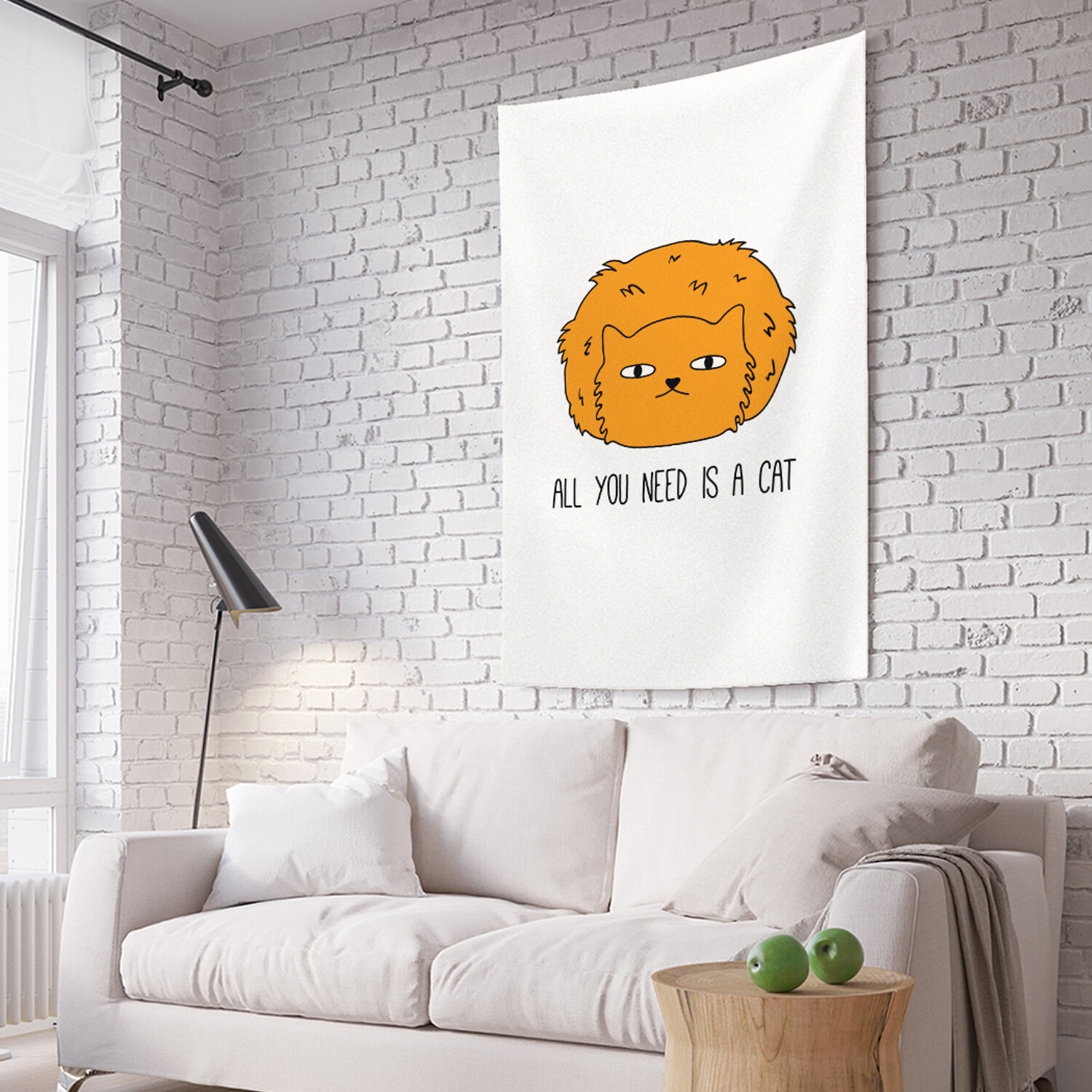 Вертикальное фотопанно на стену JoyArty Все что нужно - это кот 150x200 см, Все что нужно - это кот
Вертикальное фотопанно на стену JoyArty Все что нужно - это кот 150x200 см, Все что нужно - это кот