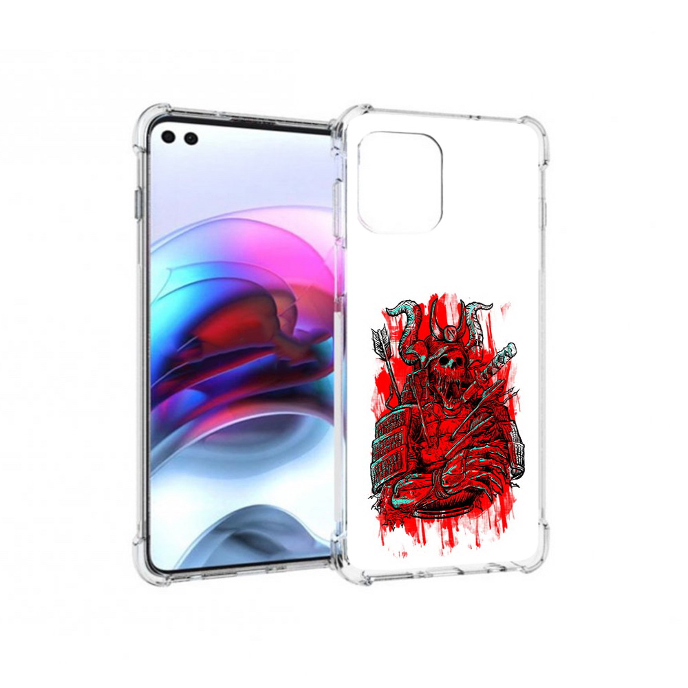 Чехол MyPads Tocco для Motorola Edge красный скелет воин (PT157712.351.413), Прозрачный, Tocco 
Чехол MyPads Tocco для Motorola Edge красный скелет воин (PT157712.351.413), Прозрачный, Tocco