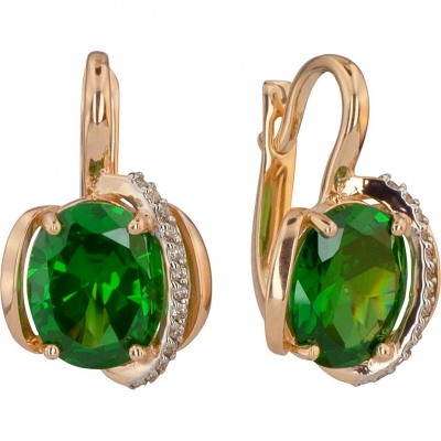 Серьги из красного золота с фианитом/изумрудом ALORIS Серьги 1751НаноизКц, Серьги 1751НаноизКц
Серьги из красного золота с фианитом/изумрудом ALORIS Серьги 1751НаноизКц, Серьги 1751НаноизКц