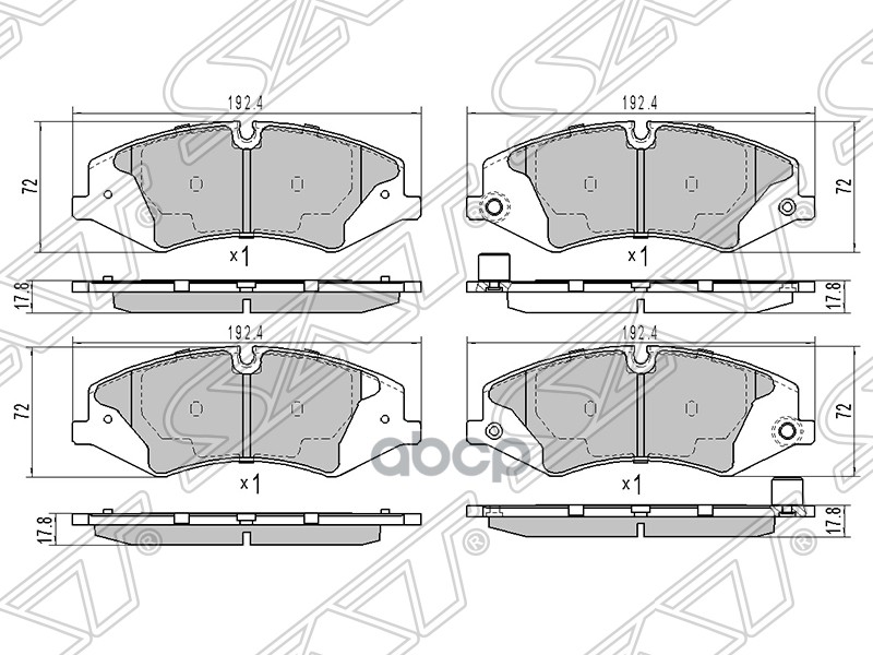 Колодки Тормозные Перед Range Rover Sport 06-/Discovery 09- Sat арт. STLR021253
Колодки Тормозные Перед Range Rover Sport 06-/Discovery 09- Sat арт. STLR021253