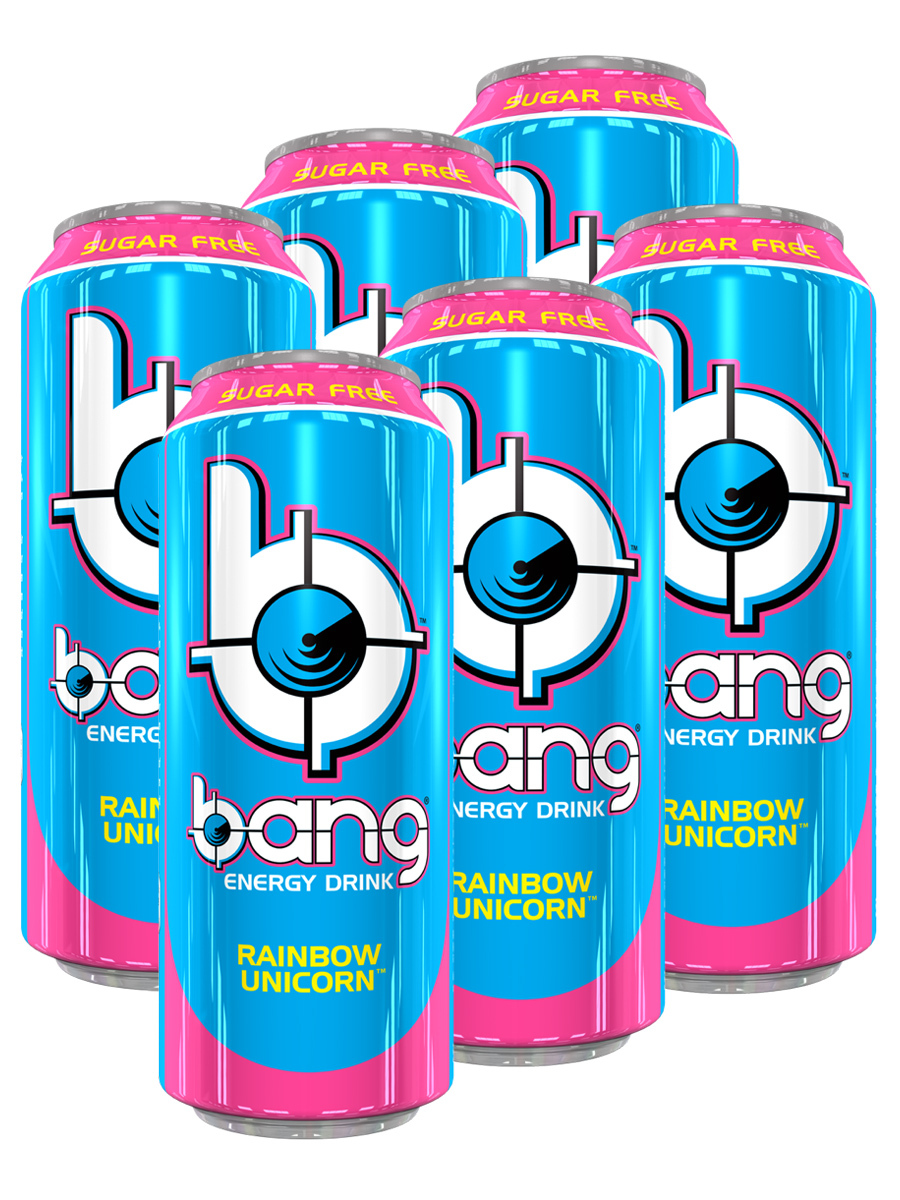 VPX BANG Энергетик без сахара 6х500мл (вкус Rainbow Unicorn) Энергетический напиток
VPX BANG Энергетик без сахара 6х500мл (вкус Rainbow Unicorn) Энергетический напиток