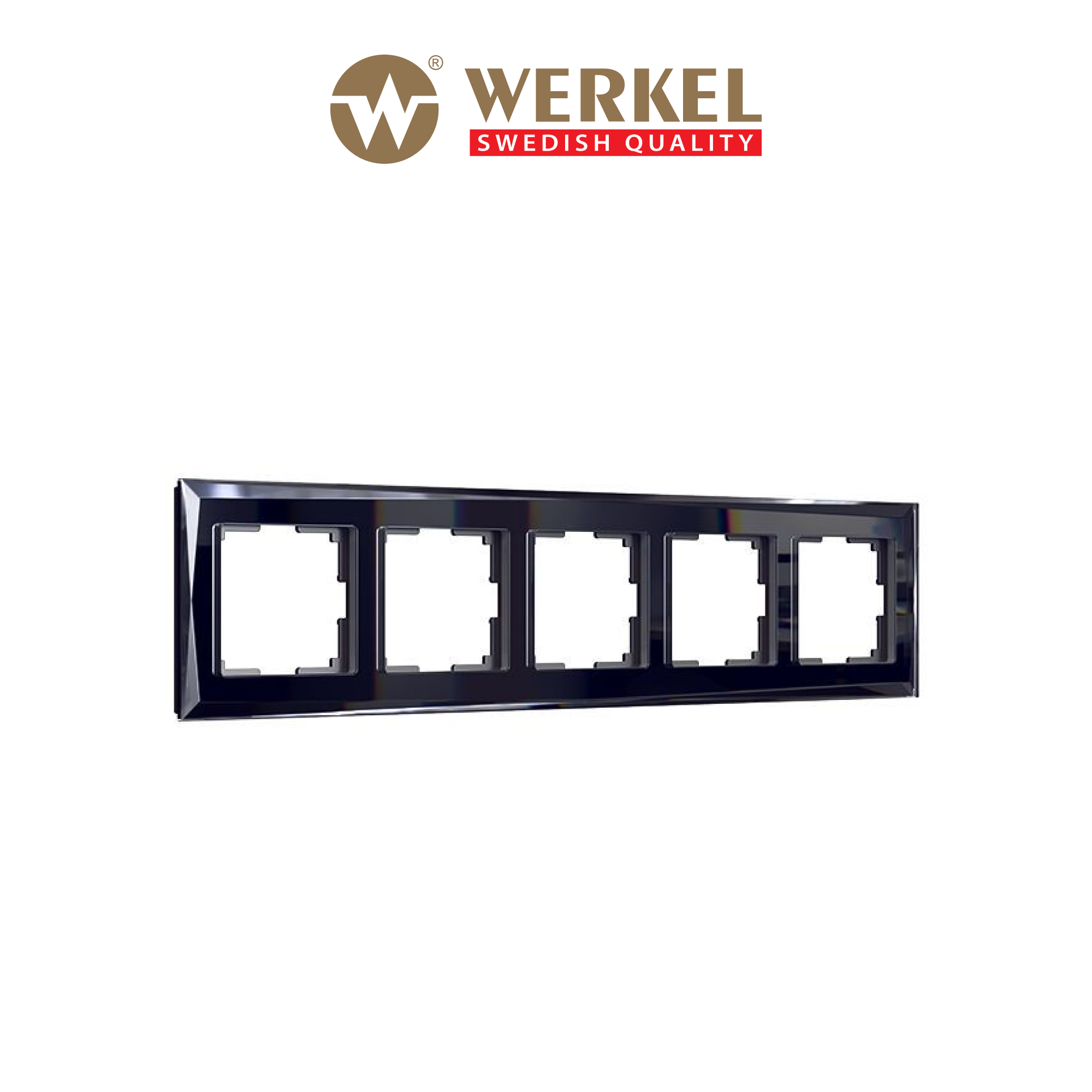 Рамка для розетки / выключателя Werkel Diamant W0051208 черная квадратная 5 постов стекло, Черный, Diamant
Рамка для розетки / выключателя Werkel Diamant W0051208 черная квадратная 5 постов стекло, Черный, Diamant