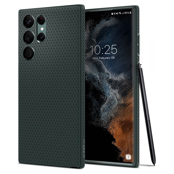 Чехол Spigen Liquid Air для Samsung Galaxy S22 Ultra (ACS04518), темно-зеленый, Liquid Air
Чехол Spigen Liquid Air для Samsung Galaxy S22 Ultra (ACS04518), темно-зеленый, Liquid Air