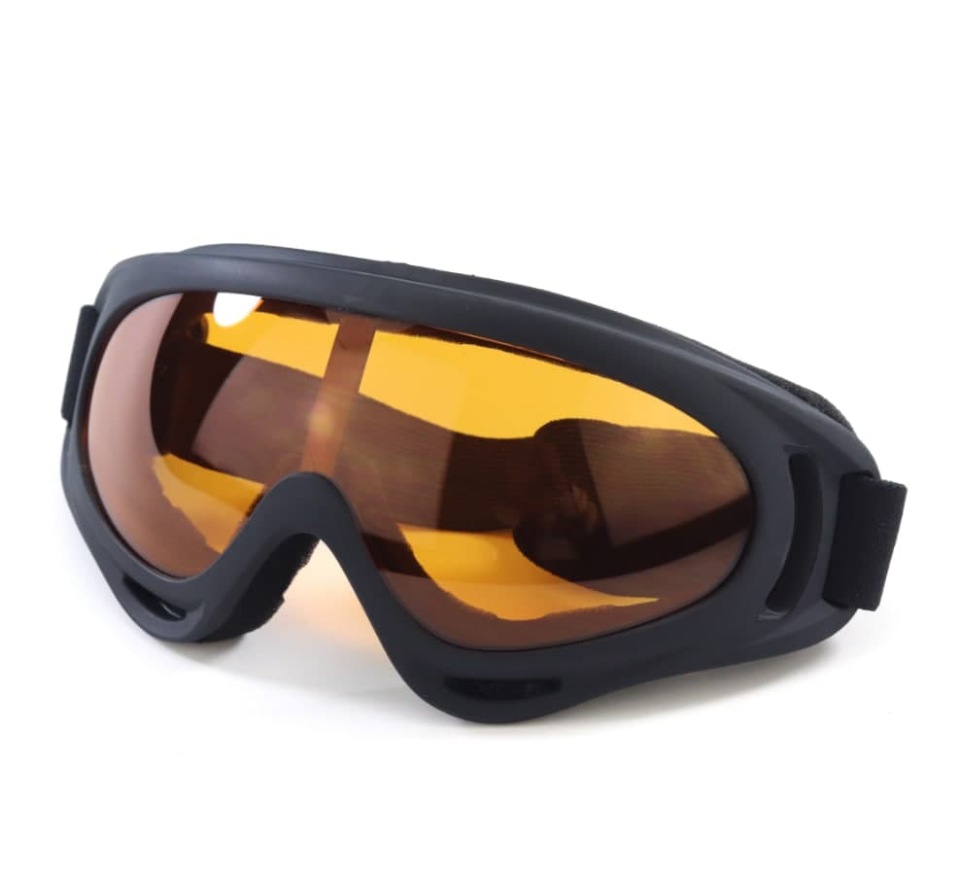 фото Горнолыжные очки х400, очки для сноуборда, маска горнолыжная, желтый aiden-sport