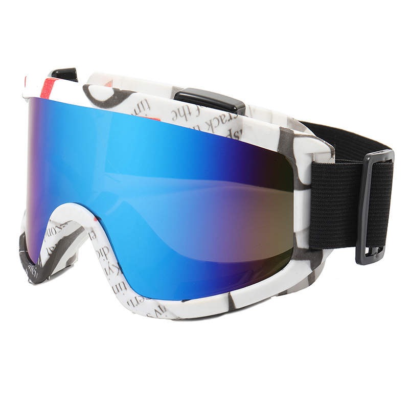 фото Маска горнолыжная маска для сноуборда горнолыжные очки бело-черный aiden-sport