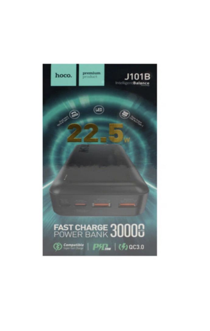 Внешний аккумулятор Hoco J101B 30000 мА/ч для мобильных устройств, черный (8252), J101B black
Внешний аккумулятор Hoco J101B 30000 мА/ч для мобильных устройств, черный (8252), J101B black
