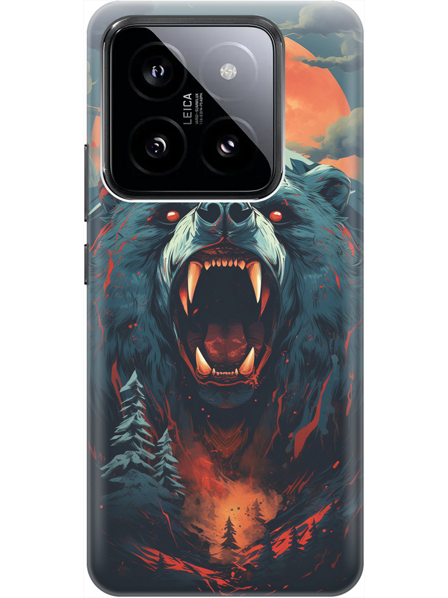 Силиконовый чехол на Xiaomi 14 Pro с рисунком "Гризли при красной луне", Красный;синий;черный, 20012090
Силиконовый чехол на Xiaomi 14 Pro с рисунком "Гризли при красной луне", Красный;синий;черный, 20012090