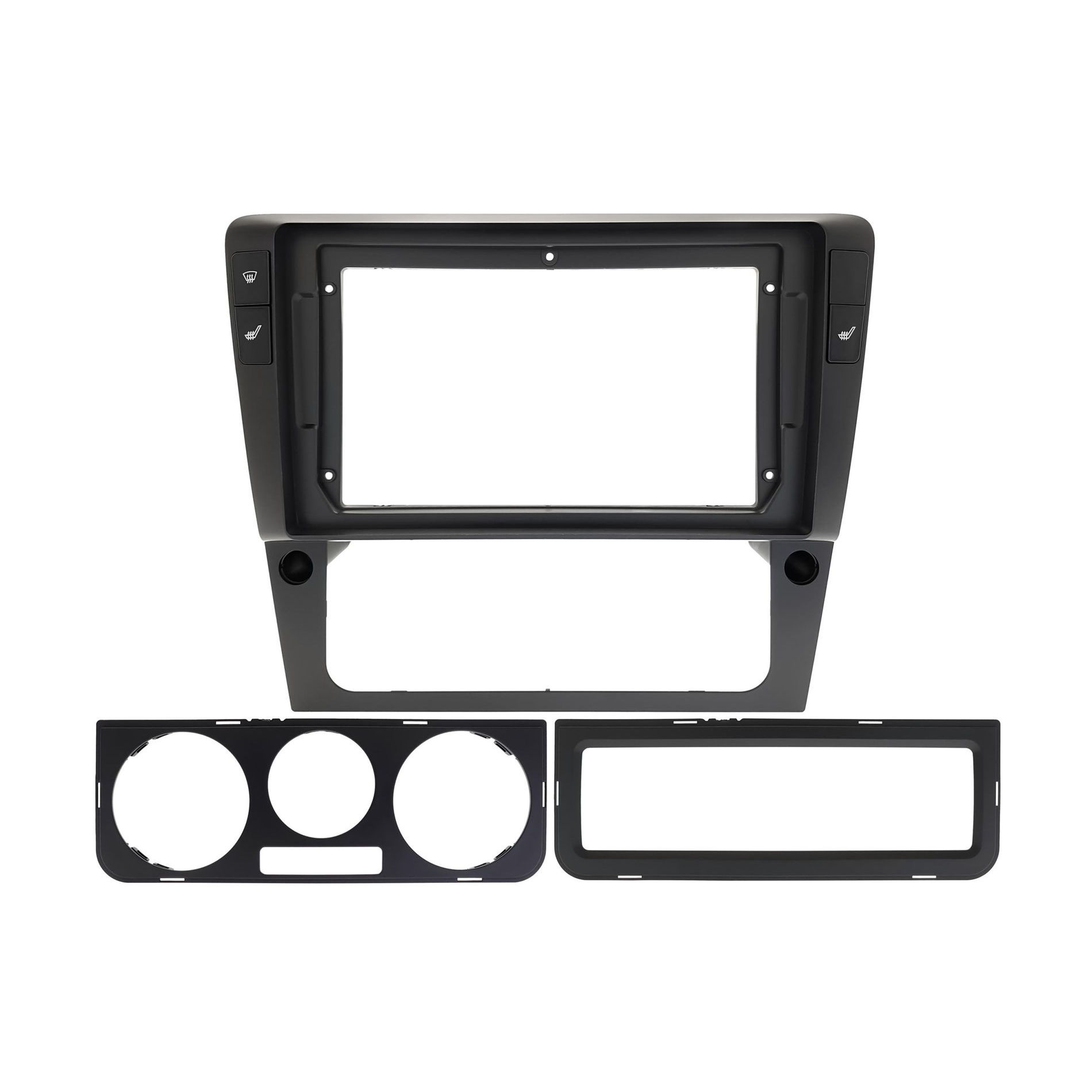 Переходная рамка для автомагнитолы Yelew для Volkswagen Passat B5 1997-2005 (9-дюймов), VW 103N
Переходная рамка для автомагнитолы Yelew для Volkswagen Passat B5 1997-2005 (9-дюймов), VW 103N