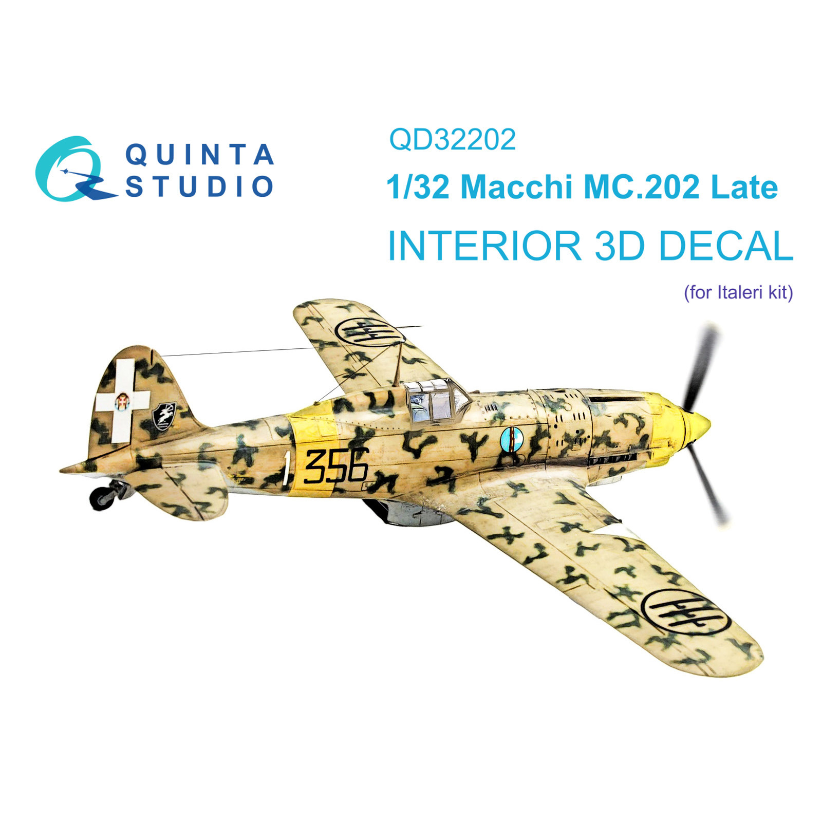 3D Декаль Quinta Studio интерьера кабины Macchi MC.202 Folgore поздний QD32202, Цветной, Macchi MC.202 Folgore
3D Декаль Quinta Studio интерьера кабины Macchi MC.202 Folgore поздний QD32202, Цветной, Macchi MC.202 Folgore