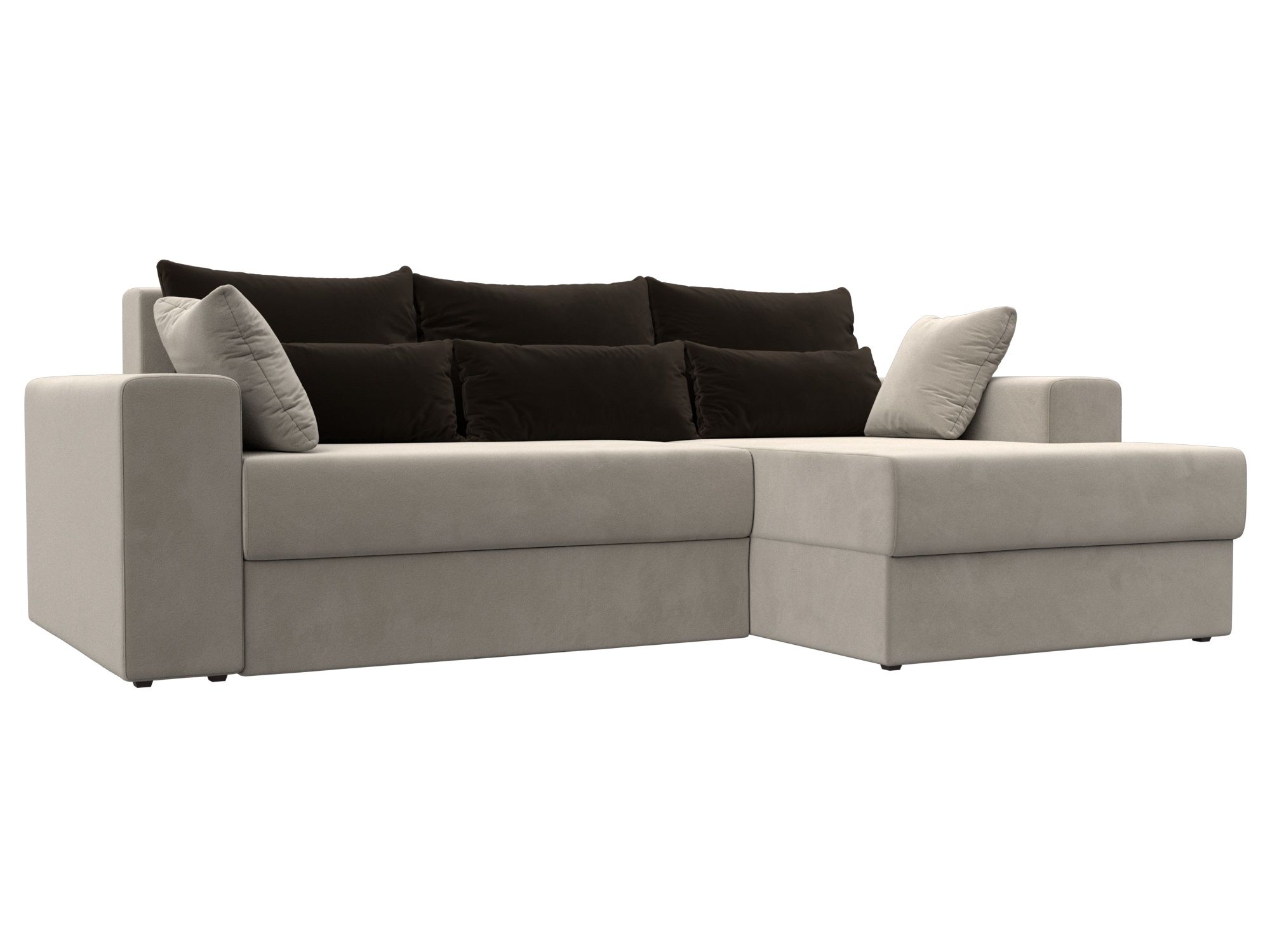 Угловой диван Лига Диванов Майами правый угол 250х160х80 см, бежевый\коричневый, Угловой диван Майами правый угол
Угловой диван Лига Диванов Майами правый угол 250х160х80 см, бежевый\коричневый, Угловой диван Майами правый угол