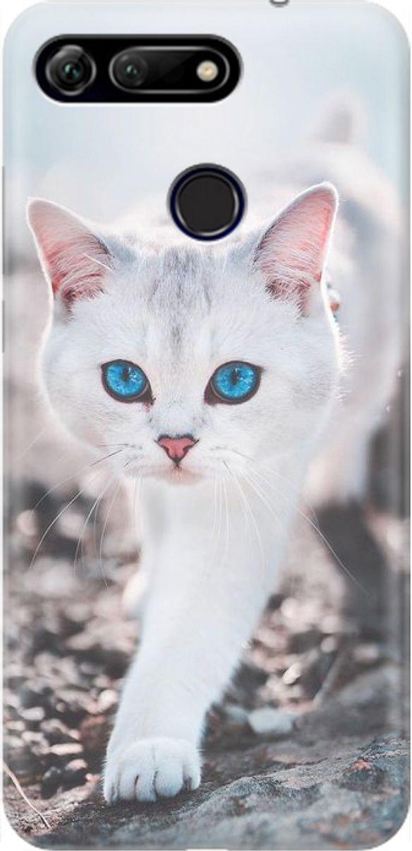 Силиконовый чехол на Honor View 20 (V20) с принтом "Голубоглазый кот", Белый;серый, 1454
Силиконовый чехол на Honor View 20 (V20) с принтом "Голубоглазый кот", Белый;серый, 1454