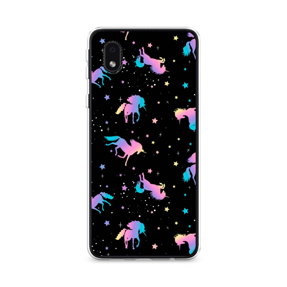 Чехол на Samsung Galaxy A01 Core "Единороги градиент", Черный;розовый;голубой, 2101250-1
Чехол на Samsung Galaxy A01 Core "Единороги градиент", Черный;розовый;голубой, 2101250-1