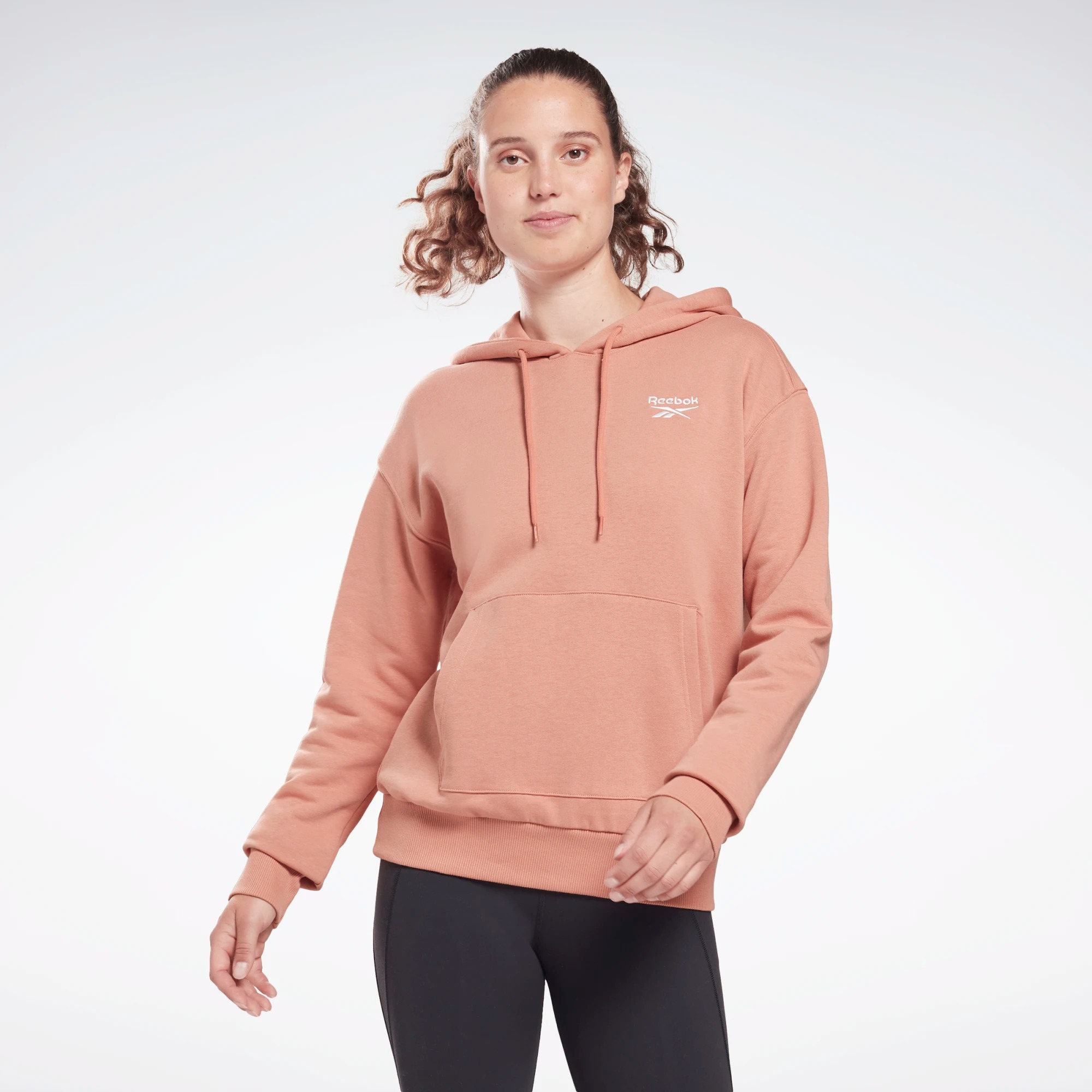фото Худи женское reebok hb2326 розовое xs