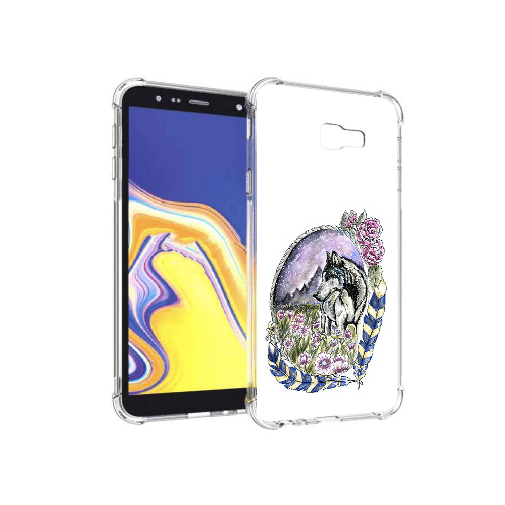 Чехол MyPads Tocco для Samsung Galaxy J4+ (2018) нарисованный волк в цветах с перьями, Прозрачный, Tocco
Чехол MyPads Tocco для Samsung Galaxy J4+ (2018) нарисованный волк в цветах с перьями, Прозрачный, Tocco