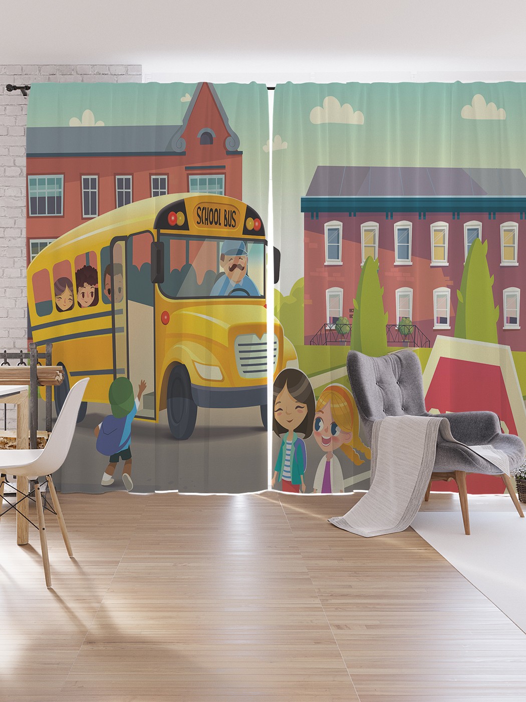 Шторы под лён JoyArty "Дорога в школу", серия Oxford DeLux, 340х265 см, Дорога в школу
Шторы под лён JoyArty "Дорога в школу", серия Oxford DeLux, 340х265 см, Дорога в школу