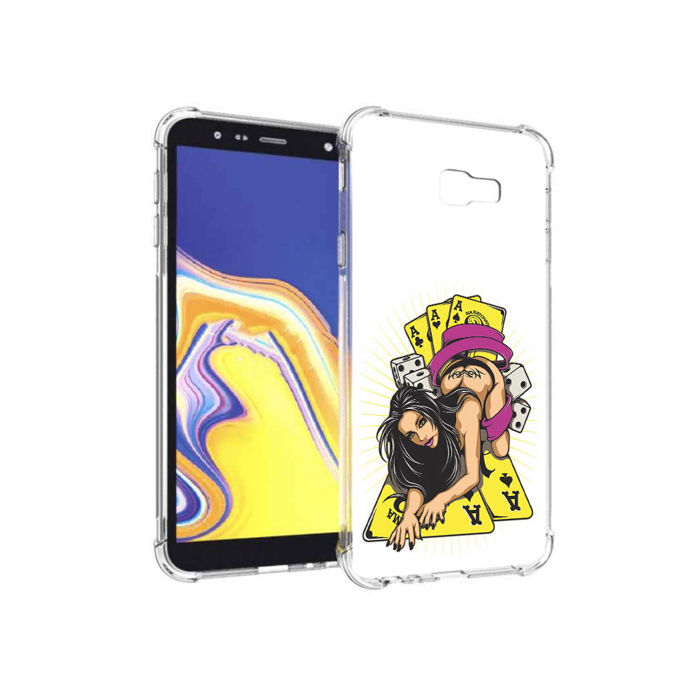 Чехол MyPads Tocco для Samsung Galaxy J4+ (2018) нарисованная девушка с игровыми картами, Прозрачный, Tocco
Чехол MyPads Tocco для Samsung Galaxy J4+ (2018) нарисованная девушка с игровыми картами, Прозрачный, Tocco
