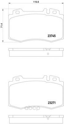 Колодки тормозные дисковые передн MERCEDES-BENZ: C-CLASS 00-, C-CLASS T-Model 01-, C-CLASS
Колодки тормозные дисковые передн MERCEDES-BENZ: C-CLASS 00-, C-CLASS T-Model 01-, C-CLASS