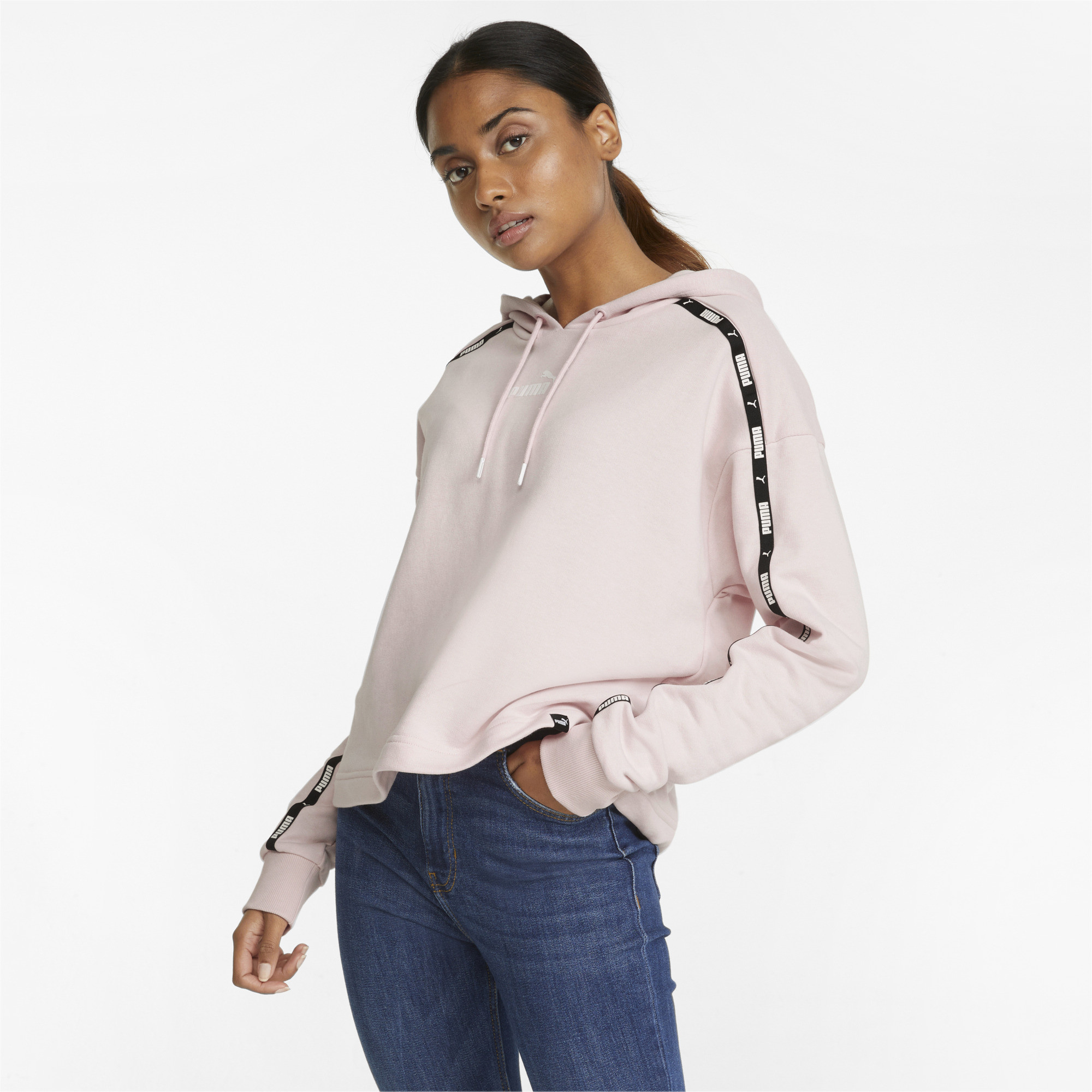 фото Толстовка женская puma 84843116 розовая l