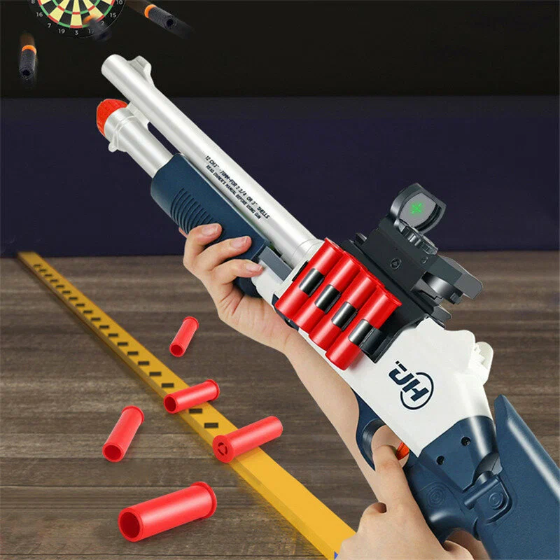 Бластер игрушечный Matreshka ShotGun М1014 Помповый Дробовик, выброс гильз, мягкие пули, Белый, ShotGun М1014 Помповый Дробовик
Бластер игрушечный Matreshka ShotGun М1014 Помповый Дробовик, выброс гильз, мягкие пули, Белый, ShotGun М1014 Помповый Дробовик