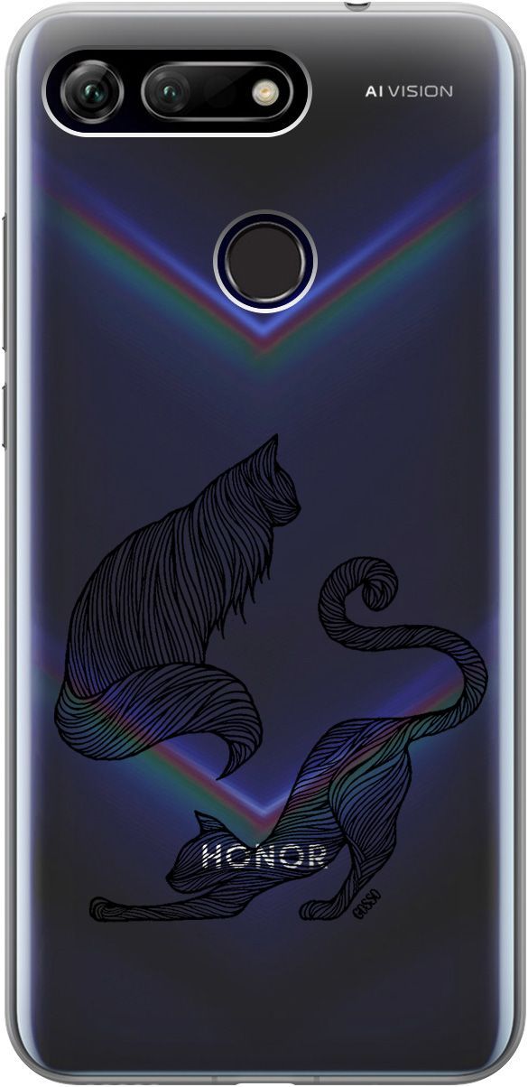 Силиконовый чехол на Honor View 20 (V20) с принтом "Lazy Cats" прозрачный, Прозрачный;серый, 667
Силиконовый чехол на Honor View 20 (V20) с принтом "Lazy Cats" прозрачный, Прозрачный;серый, 667