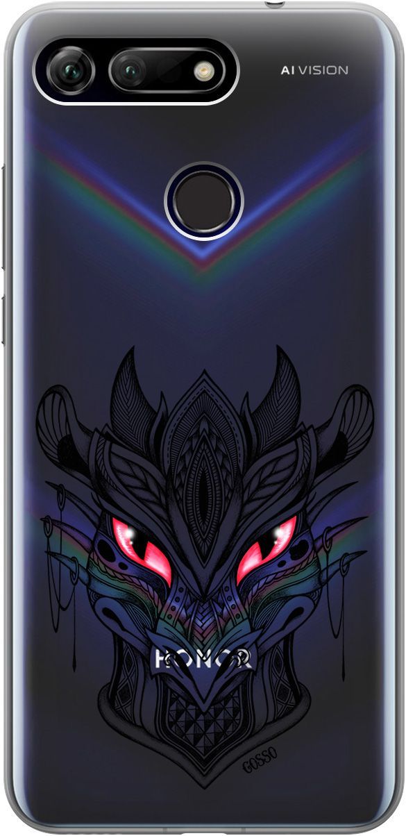 Силиконовый чехол на Honor View 20 (V20) с 3D принтом "Dragon" прозрачный, Прозрачный;черный, 667
Силиконовый чехол на Honor View 20 (V20) с 3D принтом "Dragon" прозрачный, Прозрачный;черный, 667
