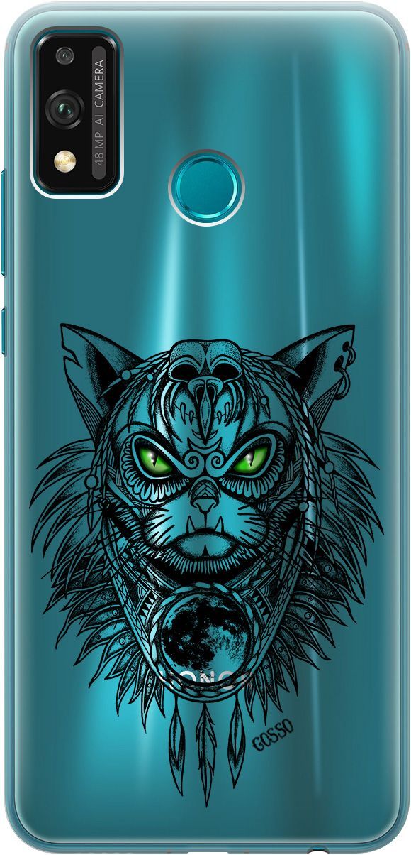 Силиконовый чехол на Honor 9X Lite с 3D принтом "Shaman Cat" прозрачный, Прозрачный;черный, 241
Силиконовый чехол на Honor 9X Lite с 3D принтом "Shaman Cat" прозрачный, Прозрачный;черный, 241