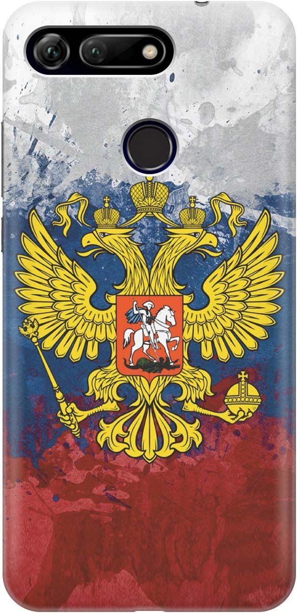 Силиконовый чехол на Honor View 20 (V20) с принтом "Герб и Флаг РФ", Голубой;желтый, 338
Силиконовый чехол на Honor View 20 (V20) с принтом "Герб и Флаг РФ", Голубой;желтый, 338