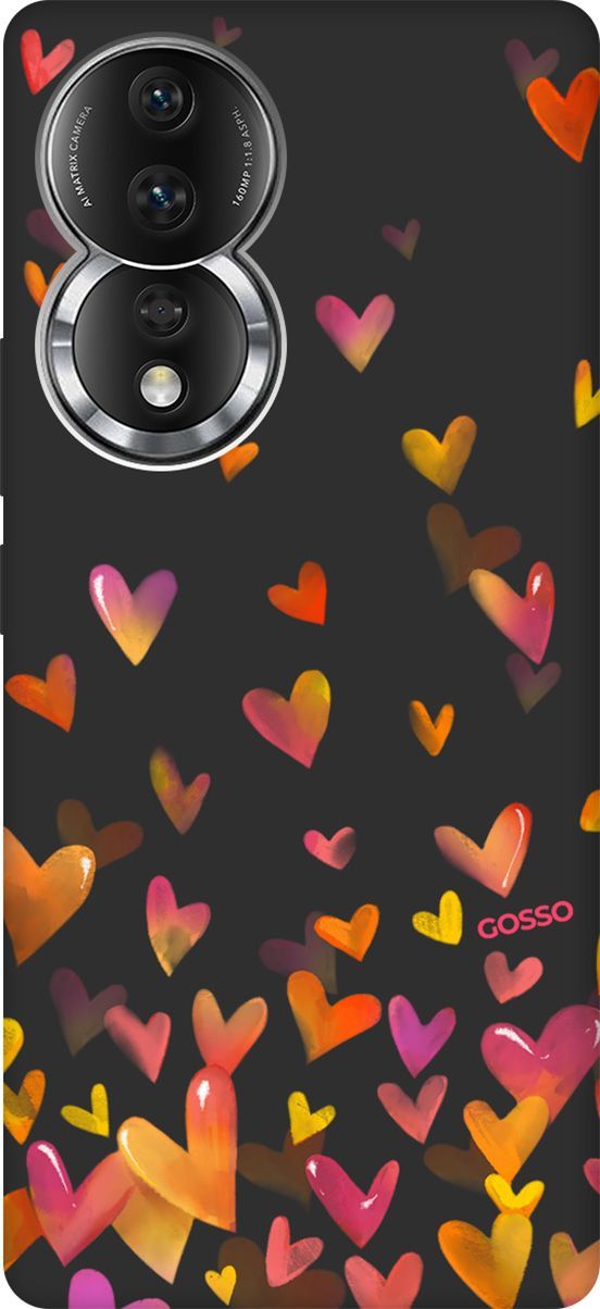Матовый Soft Touch Чехол на Honor 80 с 3D принтом "Flying Hearts" черный, Черный;желтый, 159064
Матовый Soft Touch Чехол на Honor 80 с 3D принтом "Flying Hearts" черный, Черный;желтый, 159064