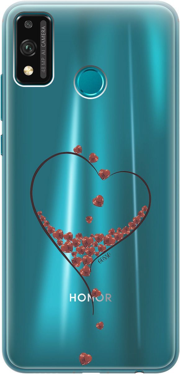 Силиконовый чехол на Honor 9X Lite с 3D принтом "Little hearts" прозрачный, Прозрачный;черный, 241
Силиконовый чехол на Honor 9X Lite с 3D принтом "Little hearts" прозрачный, Прозрачный;черный, 241