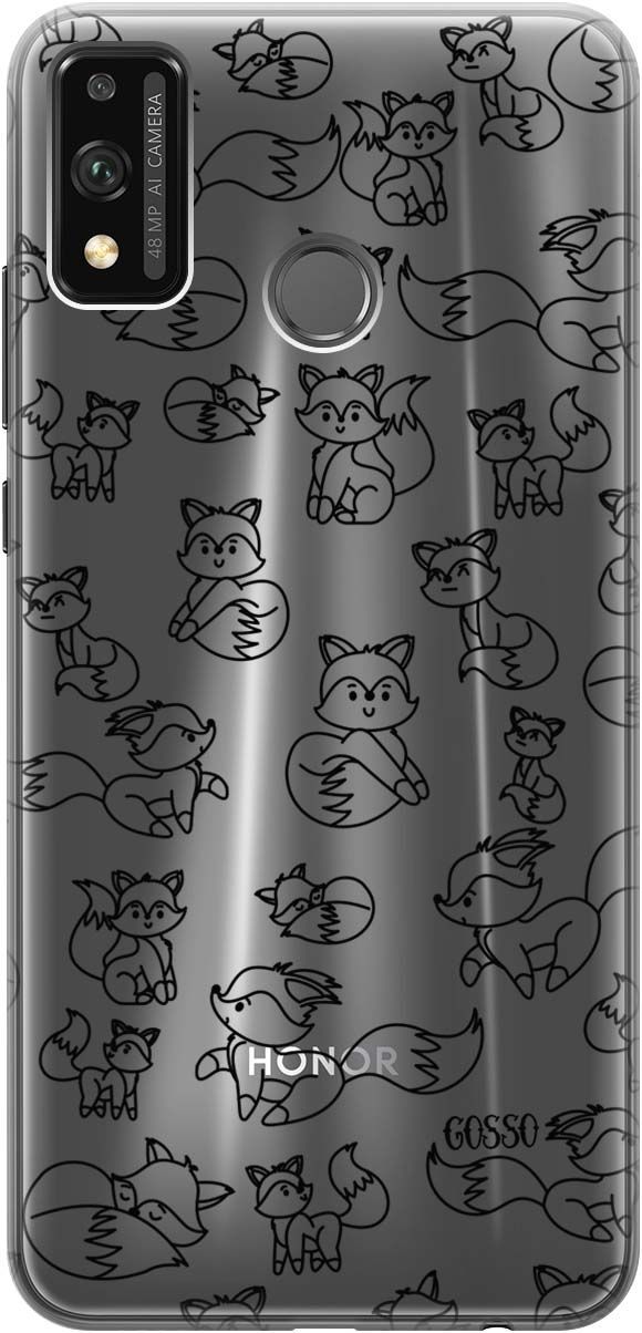 Силиконовый чехол на Honor 9X Lite с 3D принтом "Funny Foxes" прозрачный, Прозрачный;черный, 241
Силиконовый чехол на Honor 9X Lite с 3D принтом "Funny Foxes" прозрачный, Прозрачный;черный, 241