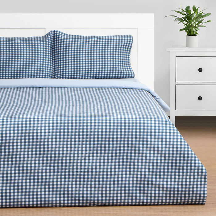 Постельное бельё Этель Blue cage 1,5 сп 150х215см, 150х225см, 50х70 3см-2 шт, новосатин
Постельное бельё Этель Blue cage 1,5 сп 150х215см, 150х225см, 50х70 3см-2 шт, новосатин