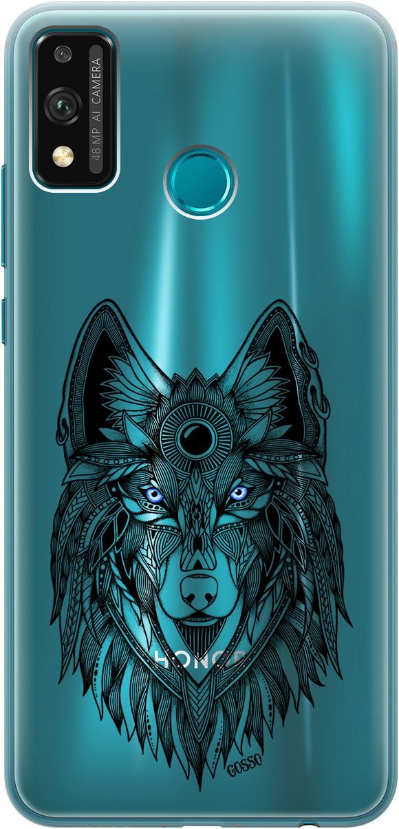 Силиконовый чехол на Honor 9X Lite/Хонор 9Х Лайт с 3D принтом "Grand Wolf" прозрачный, Прозрачный;голубой, 241
Силиконовый чехол на Honor 9X Lite/Хонор 9Х Лайт с 3D принтом "Grand Wolf" прозрачный, Прозрачный;голубой, 241