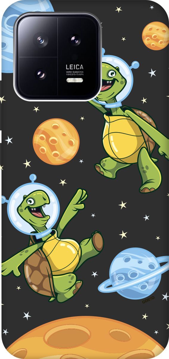 Матовый Soft Touch Чехол на Xiaomi 13 с 3D принтом "CosmoTurtles" черный, Черный;бежевый, 159020
Матовый Soft Touch Чехол на Xiaomi 13 с 3D принтом "CosmoTurtles" черный, Черный;бежевый, 159020