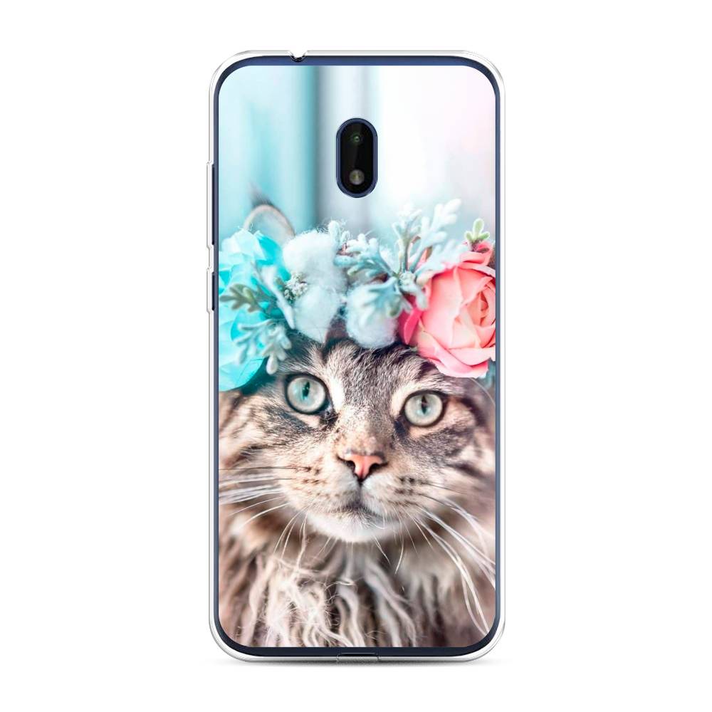 Чехол Awog на Nokia C1 Plus / Нокиа C1 Plus "Кот в венке", Серый;голубой;розовый, 124650-2
Чехол Awog на Nokia C1 Plus / Нокиа C1 Plus "Кот в венке", Серый;голубой;розовый, 124650-2