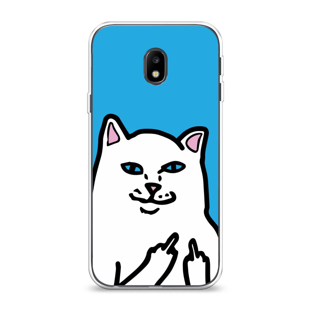 Чехол Awog на Samsung Galaxy J3 2017 / Самсунг J3 2017 "Кот жесть", Белый;голубой;черный, 22550-9
Чехол Awog на Samsung Galaxy J3 2017 / Самсунг J3 2017 "Кот жесть", Белый;голубой;черный, 22550-9
